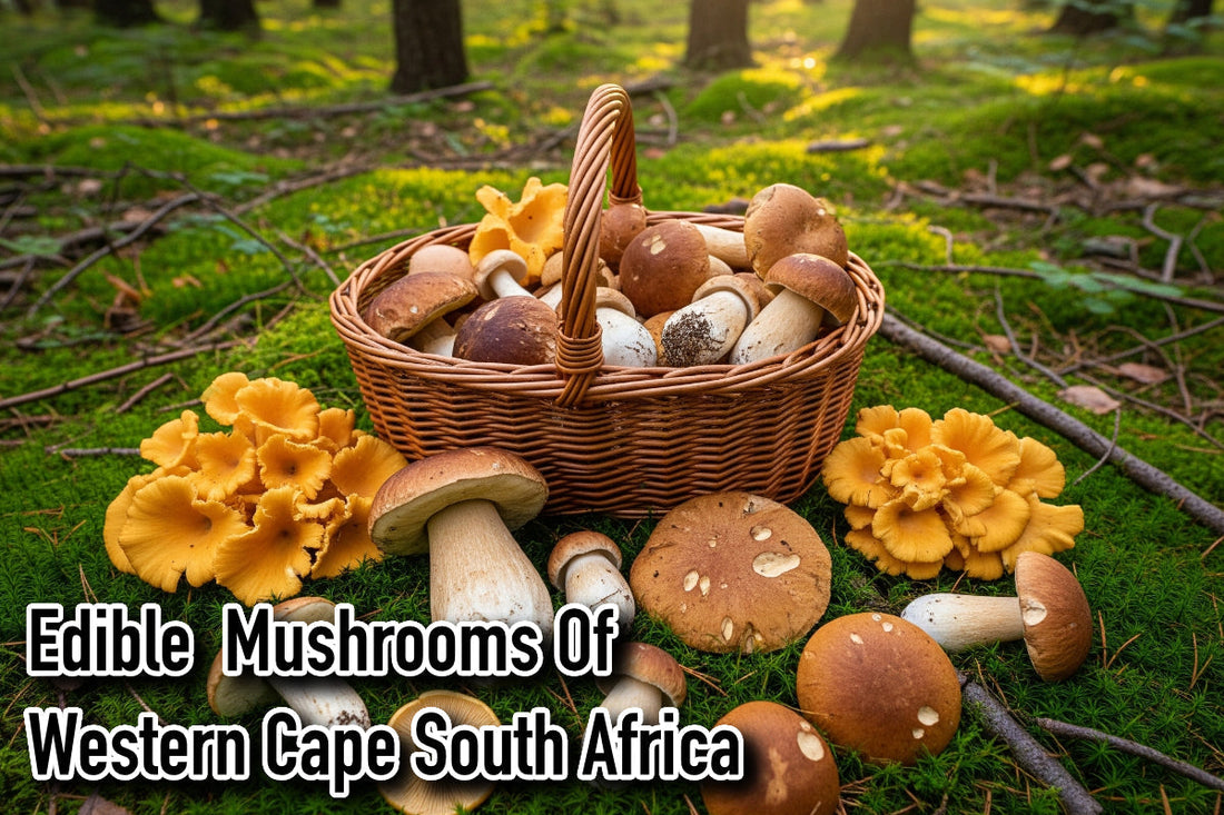 Edible Mushrooms We Found In South Africa ( Western Cape )