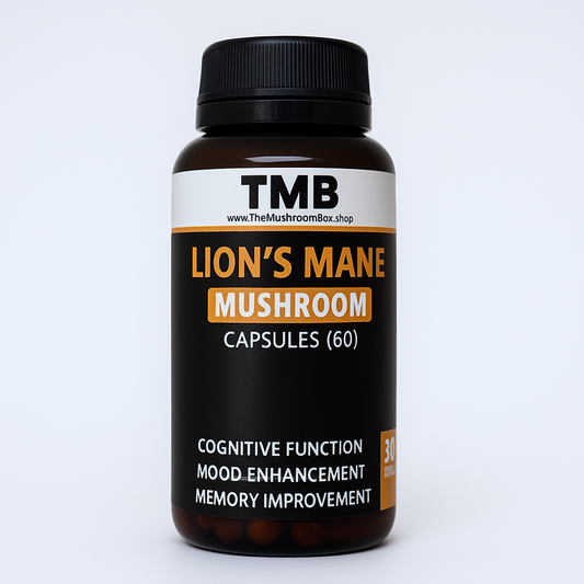 [Pre Order] Lions Mane Mushroom Capsules (60) | Brain Booster | Enhance focus | 500mg