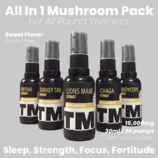 Buy 5 Get 2 Free | Lionsmane, Reishi, Turkey Tail, Chaga, Cordyceps | Buy 5 Get 2 Free