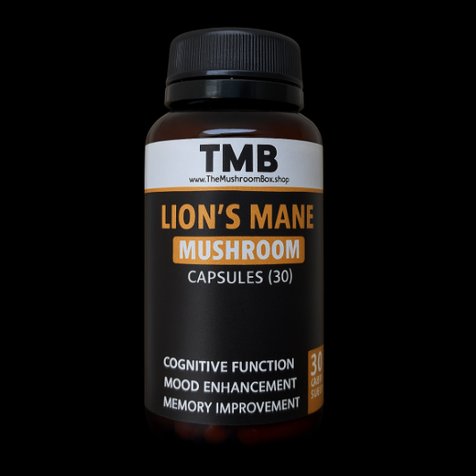 Lions Mane Mushroom Capsules (30) | Brain Booster | Enhance focus | 500mg