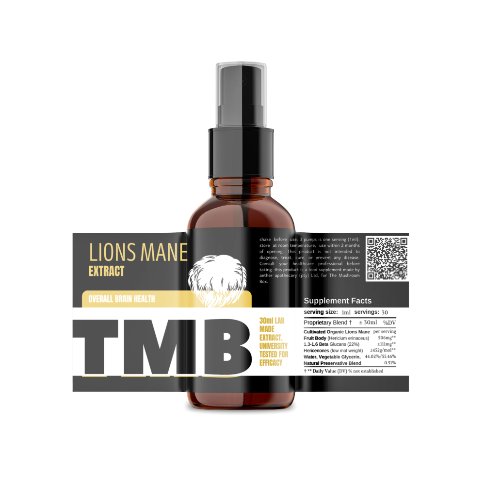 Lion's Mane Mushroom Tincture | Focus Support | 15,000mg