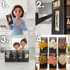 Black Pearl Oyster Mushroom Box