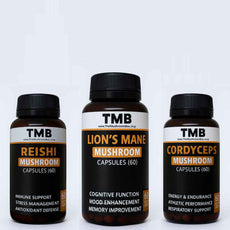 [Pre Order] Mushroom Trifecta | Lion's Mane | Cordyceps | Reishi | 500mg