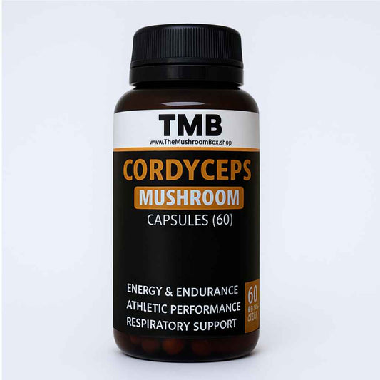 [Pre Order] Cordyceps Mushroom Capsules (60) | Energy | Endurance | 500mg