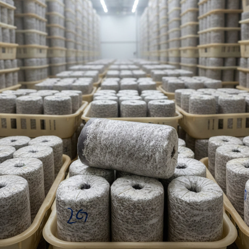 Black Oyster Mushroom Logs - Bulk