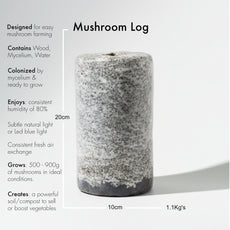 Blue/Grey Oyster Mushroom Logs - Bulk