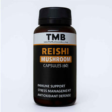Reishi Mushroom Capsules (60) | Stress Management | Immune Support | 500mg